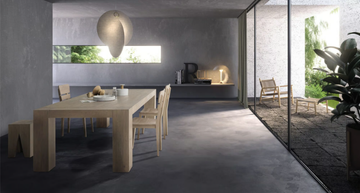 BROOKLYN - Rectangular oak table by Devina Nais - view 3